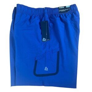 RBX Mens Royal Blue Training Shorts XL 7" Inseam Elastic Waistband W/ Drawstring